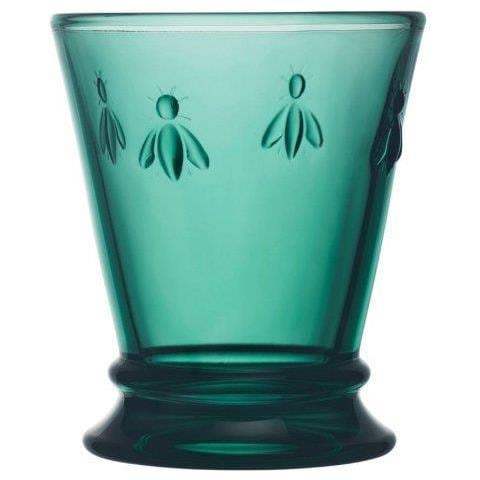 Bee bicchiere smeraldo 250 ml Elegante bicchiere in vetro pressato - Foto 2