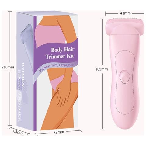 Epilatore Elettrico 2-in-1: Rifinitore A Doppia Testina Per Donna Pink - Foto 2