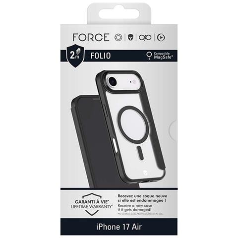 Custodia Portacarte Magsafe Per Iphone Air Antigoccia 2m Chiusura Magnetica, Nero - Foto 2