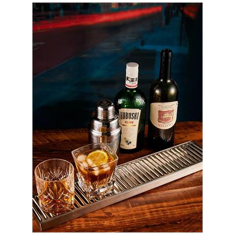 Raccogligocce  Vaschetta Di Raccolta Lungo In Acciaio Inossidabile - 490 X 100 Mm - Foto 2