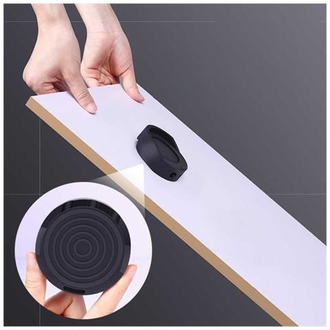 Cuscinetti Antivibrazione Neri Per Lavatrice - Set Da 4 - Piedini Di Livellamento Universali Per Elettrodomestici - Foto 4