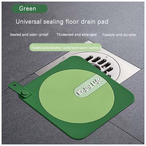 Copertura Di Scarico In Pvc: Sigillo Antiodore Per Bagno E Cucina Green - Foto 3
