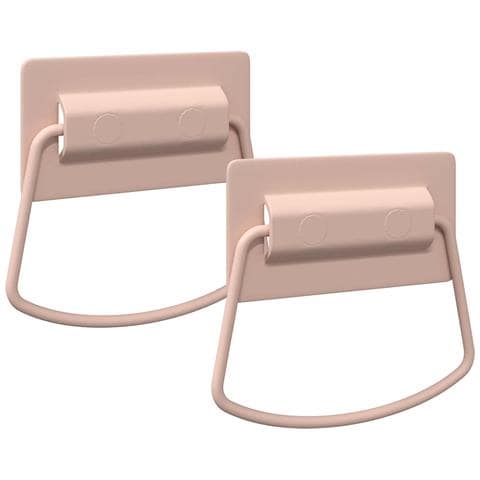 Maniglie per Armadi 2 pcs Rosa 85 x 45 mm Metallo - Foto 1