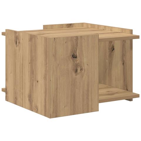 Tavolino da salotto Rovere Artigianale 50,5 x 50 x 33 cm - Foto 1