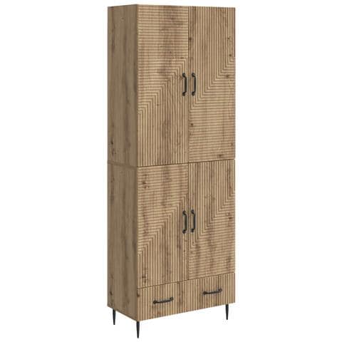 Set di armadi 2 pcs 66 x 34,5 x 95 cm Legno ingegnerizzato - Foto 1