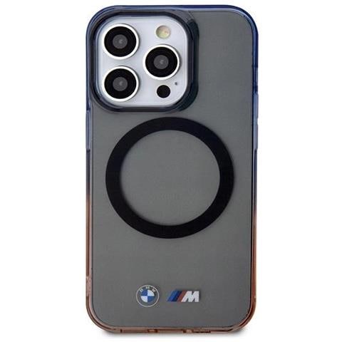 Custodia Bmw Bmhmp14lhtge Per Iphone 14 Pro 6.1 Grigia /grigia, Custodia Gradient Bumper Magsafe - Foto 1