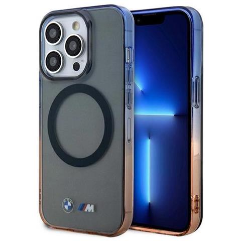 Custodia Bmw Bmhmp14lhtge Per Iphone 14 Pro 6.1 Grigia /grigia, Custodia Gradient Bumper Magsafe - Foto 3