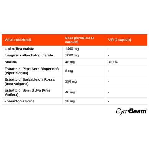 Integratore Pre-workout Fuepump Senza Caffeina 120 Cps - Foto 2