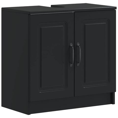 Armadio per Lavabo da Bagno UTRECHT Nero 59,5 x 31,5 x 59 cm - Foto 1