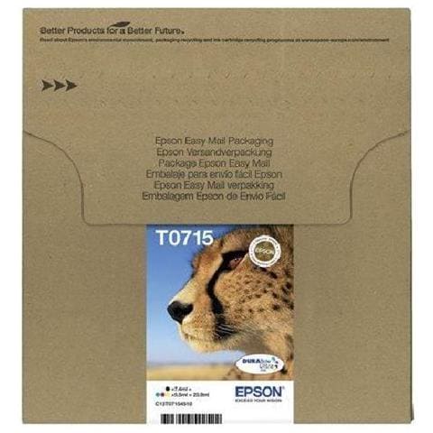 C13T07154510 Cartuccia Ink Originale Nero Ciano Magenta Gialla Stylus D78/92 D120/120 NE / 120 PE Capacità 1505 Pagine Blister 4 pezzi - Foto 6