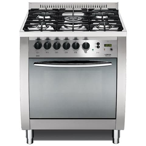 Cucina Elettrica C76MF / C Fuochi a Gas Forno Elettrico Ventilato Dimensione 70 x 60 cm Colore Inox Lucido - Foto 6