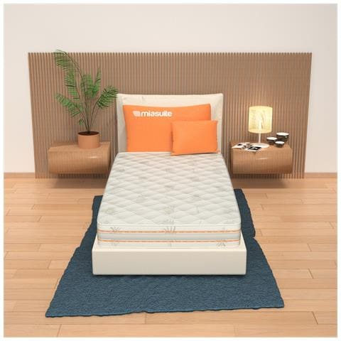 Materasso Singolo 80x200, alto 25 cm, Multistrato - Memory, Gel Relaxa, Rivestimento Aloe Vera | Top Air Relaxa - Foto 2