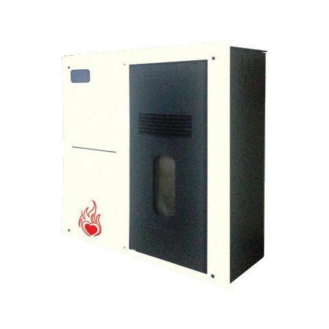 Stufa A Pellet Slim 8 Bianca Kw / h 8 Acciaio 84x30xh90cm Telecomando - Foto 1