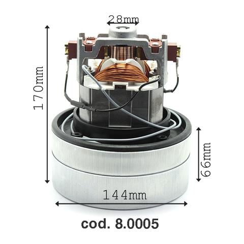 Motore Aspirapolvere Aspiraliquidi By-pass 1200w Cod. 8.0005 Compatibile Con Karcher Ipc Soteco Ghibli Wirbel Elsea Lavor Bm2 Portotecnica E Al Maggior Parte Di Marche Di Aspirapolveri Ed Aspiraliquidi. - Foto 1