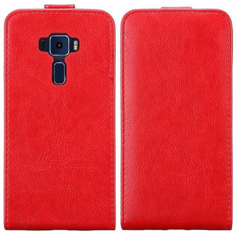Custodia Compatibile Con Asus Zenfone 3 In Rosso Mela - Coperchio Protettivo In Design Flip Con Chiusura Magnetica - Foto 11