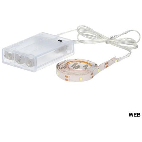 Striscia 60 Led 2m Ip20 Colore Bianco Caldo - Foto 2