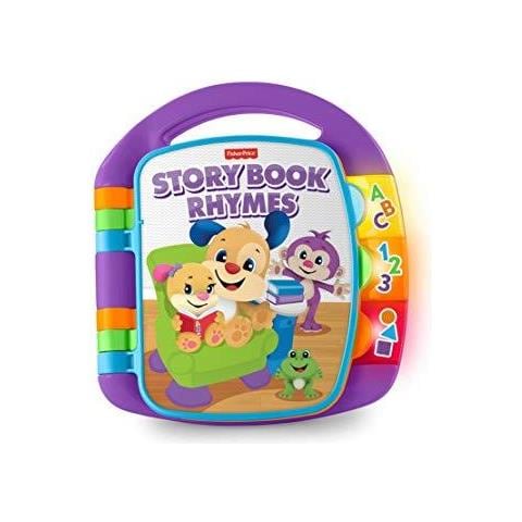 Fisher-price M064826 Ridere E Imparare Story Rhymes Elettronico Educativo Del Bambino Giocattolo Libro Del Bambino Con Le Parole Adatto A 6 Mesi Pi In Colori Assortiti - Foto 1