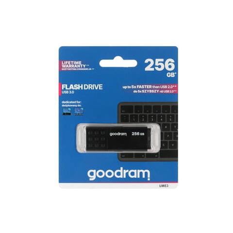 Pendrive 256gb Black Usb 3.0 - Retail Blister - Foto 1