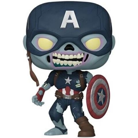 Marvel: Pop! - What If.. ? - Zombie Captain America (Vinyl Figure 941) - Foto 1