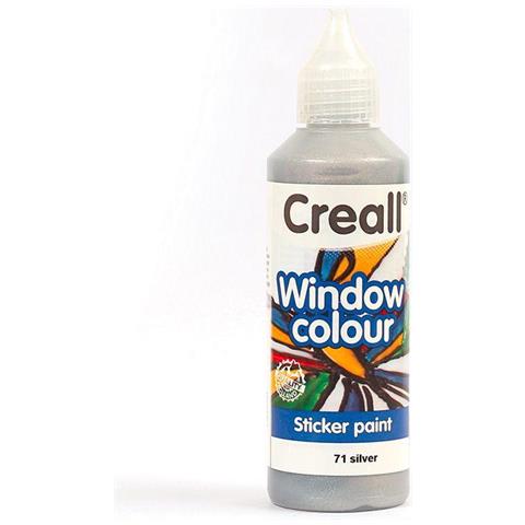 Pittura Per Vetri Riposizionabile Glass - Argento - Foto 1