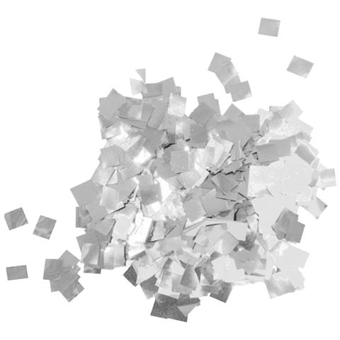 Metallic Confetti Raindrops 6x6mm, Silver, 1kg - Foto 1