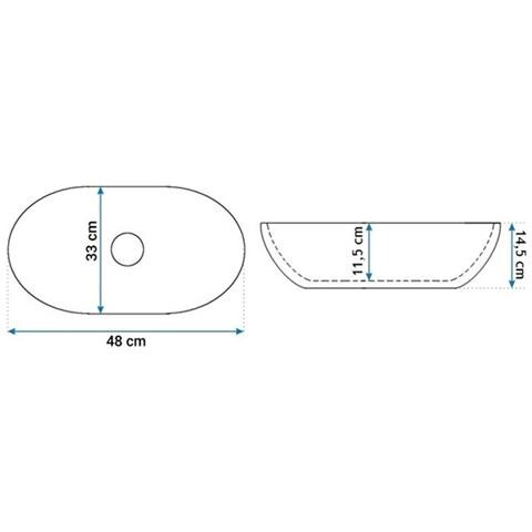 Lavabo Da Appoggio Linda Stone - Foto 3