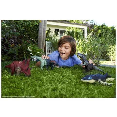 Dinosauro Diabloceratops Con Effetti Sonori, Rosso - Foto 1
