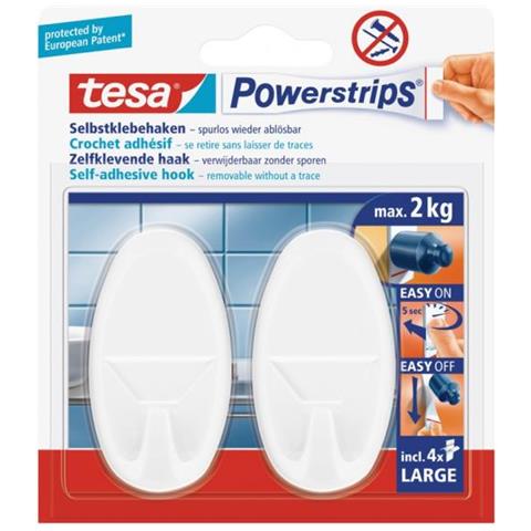 58013-00049 Gancio Per Asciugamano Bianco 2 Pezzo (i) - Foto 1