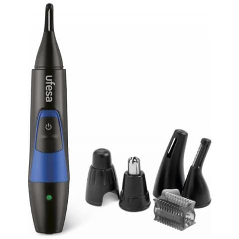 Trimmer Tagliapeli Ricaricabile per Naso e Orecchie Autonomia 30 Minuti - Foto 1