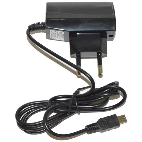 Caricabatterie Da Parete Per Casa Tc210 - Tc206 5w Universale Miniusb Black - Foto 2