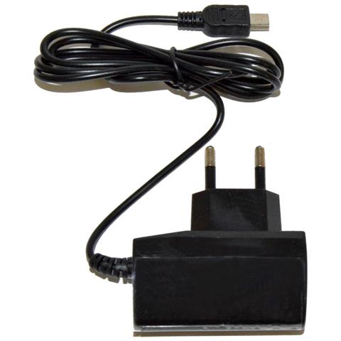Caricabatterie Da Parete Per Casa Tc210 - Tc206 5w Universale Miniusb Black - Foto 1