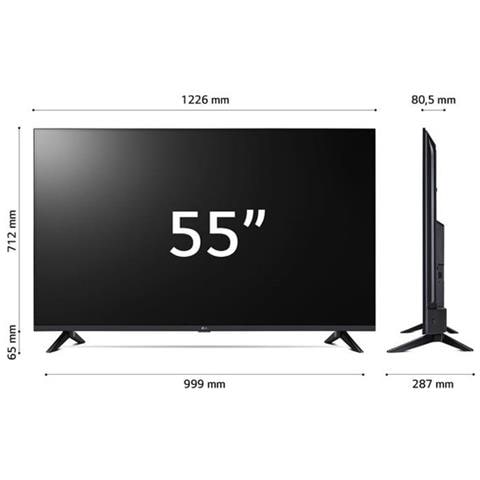 TV LED Ultra HD 4K 55" 55UR74006LB.APIQ Smart TV WebOS 2023 Nero - Foto 5