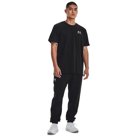 Ua Logo Emb Heavyweight Ss 1373997-001, Uomini, Nero, L - Foto 4