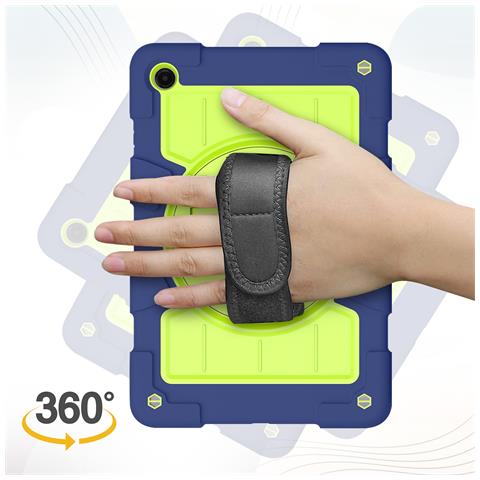 Cover Per Samsung Galaxy Tab A9 Plus Anti-urto Cavalletto E Manico - Foto 5