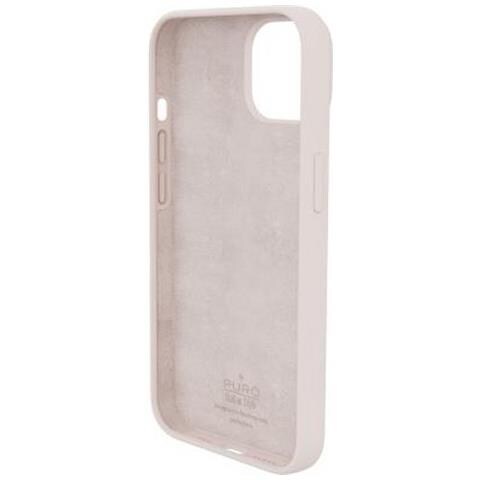 Cover Icon In Silicone Per Iphone 14 Plus Compatibile Con Magsafe, Rosa - Foto 3