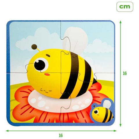 Puzzle Per Bambini Lisciani Touch Screen 24 Pezzi 16 X 0,1 X 16 Cm (6 Unità) - Foto 2