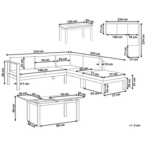 Salotti Grandi Alluminio Bianco Sporco Messina - Foto 6