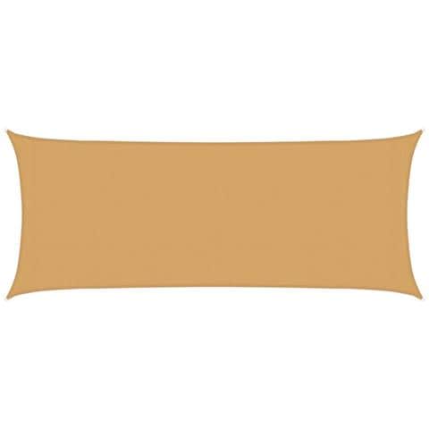 Vela Parasole 160 G /m Rettangolare Sabbia 2x5 M In Hdpe - Foto 1