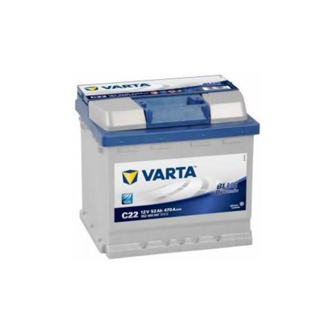 Autobatterie Blue Dynamic C22 12 V 52 Ah Etn 552 400 047 T1 Zellanlegung 0 (552400047 3132) - Foto 1