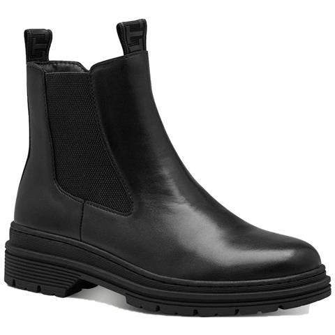 Black Leather Casual Closed Chelsea Booties Stivaletti Pelle Scarpe Donna Nero Eu 41, 1-25436-41 003 - Foto 1