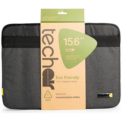Eco essential 39,6 cm (15.6") Custodia a tasca Grigio - Foto 1