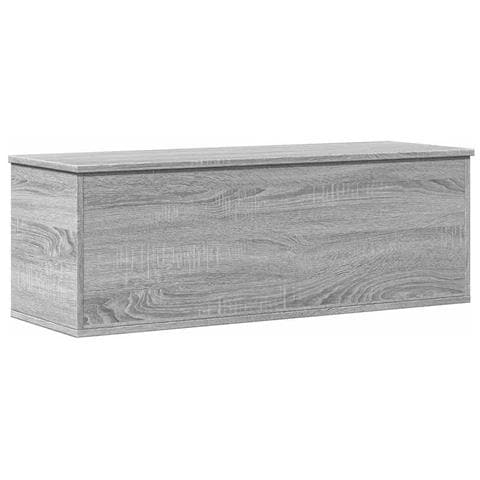 Contenitore Portaoggetti Grigio Sonoma 102x35x35 Cm Truciolato - Foto 2