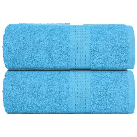 Asciugamani Sapone 2 Pz Turchesi 30x30 Cm 360 G/m 100% Cotone - Foto 1