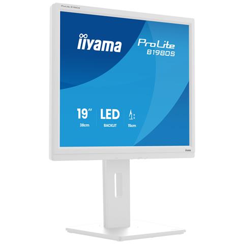 Monitor 19" LED Flat B1980S-W1 SVGA Tempo di risposta 3 ms - Foto 9
