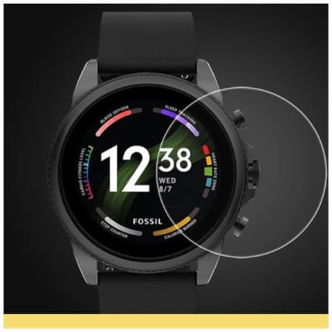 Pellicola Protettiva In Vetro Temperato Per Smartwatch, Confezione Da 2 Fossile Gen 6 42mm - Foto 4