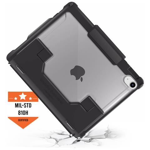 Custodia Tastiera Azerty Ipad 11 2025/10 2022 Touchpad, Nero - Foto 5