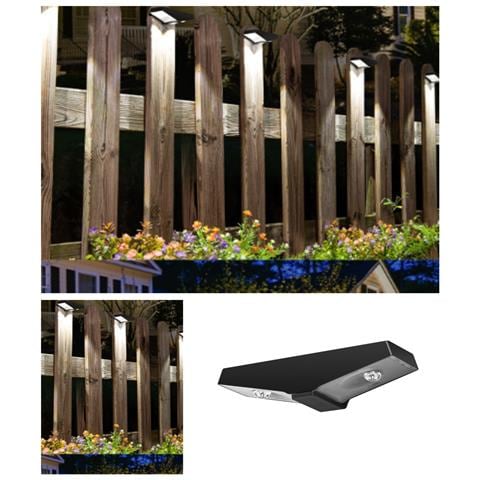 Lampada Da Parete Solare Per Esterni: Illumina Il Tuo Giardino Senza Costi Di Energia Luce Bianca - Foto 2