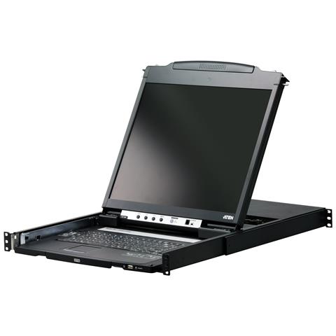 CL5800N console a rack 48,3 cm (19") 1280 x 1024 Pixel Metallo Nero 1U - Foto 1