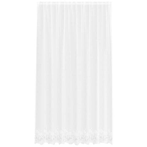 Tenda in Pizzo con tende Bianco 200 x 200 cm Poliestere - Foto 1