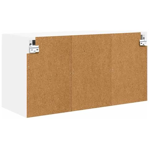 Pensile cucina 2 pcs Bianco 60 x 31 x 40 cm Legno multistrato - Foto 9